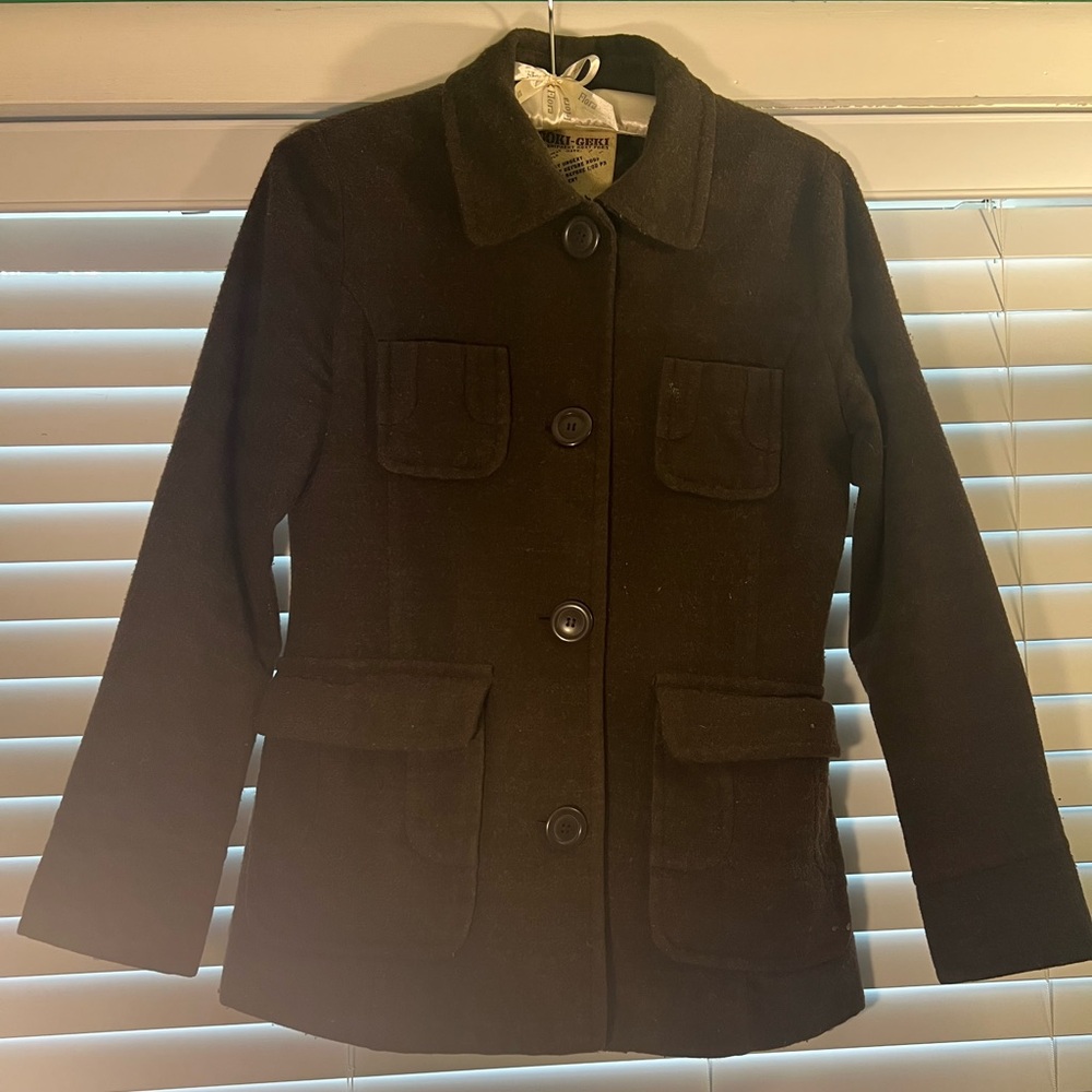 Doki-Geki Brown Wool Women's Jacket